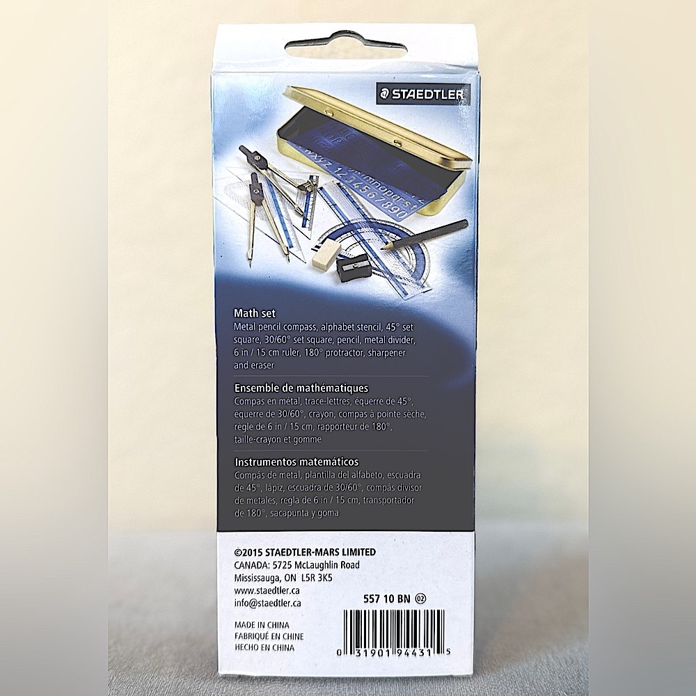 Math Set, 10-Pieces— Staedtler - Picture 4 of 11